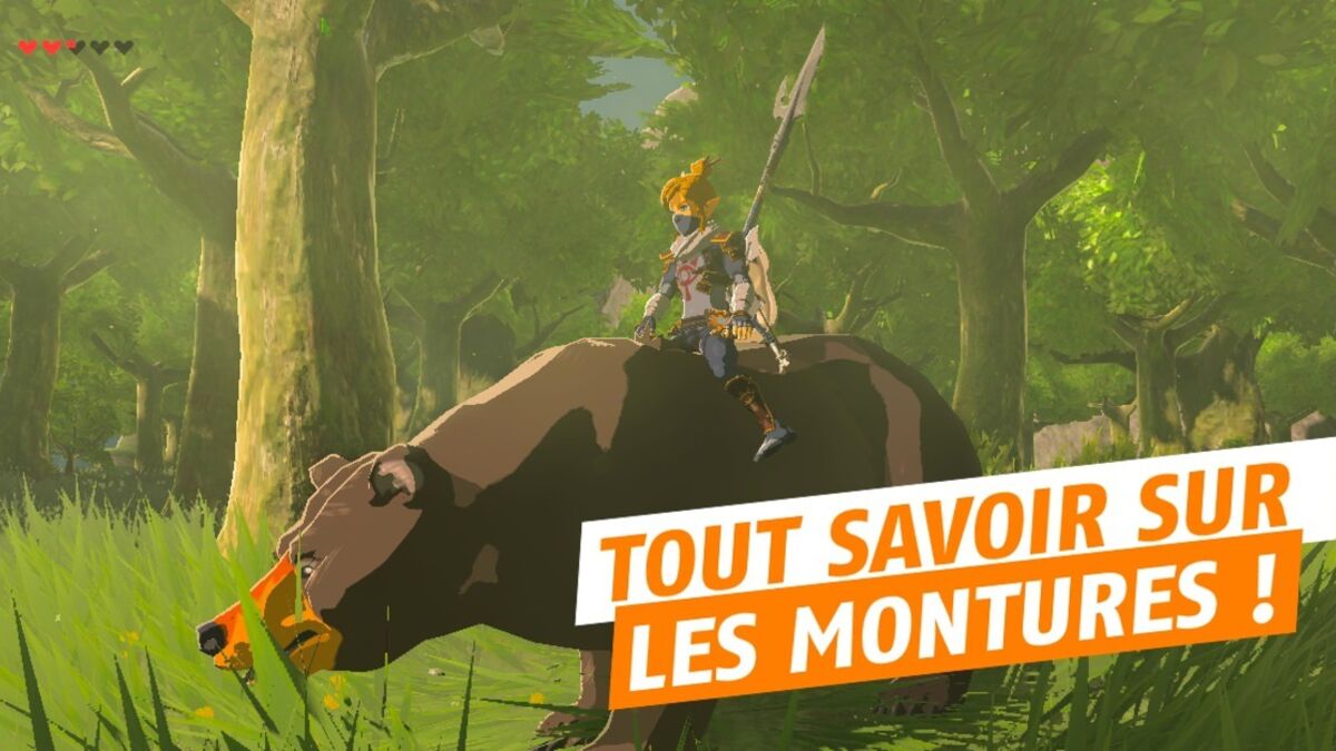 Zelda Breath Of The Wild Meilleur Cheval Zelda Breath of the Wild : tout savoir sur les montures, Epona, les ours et  les cerfs