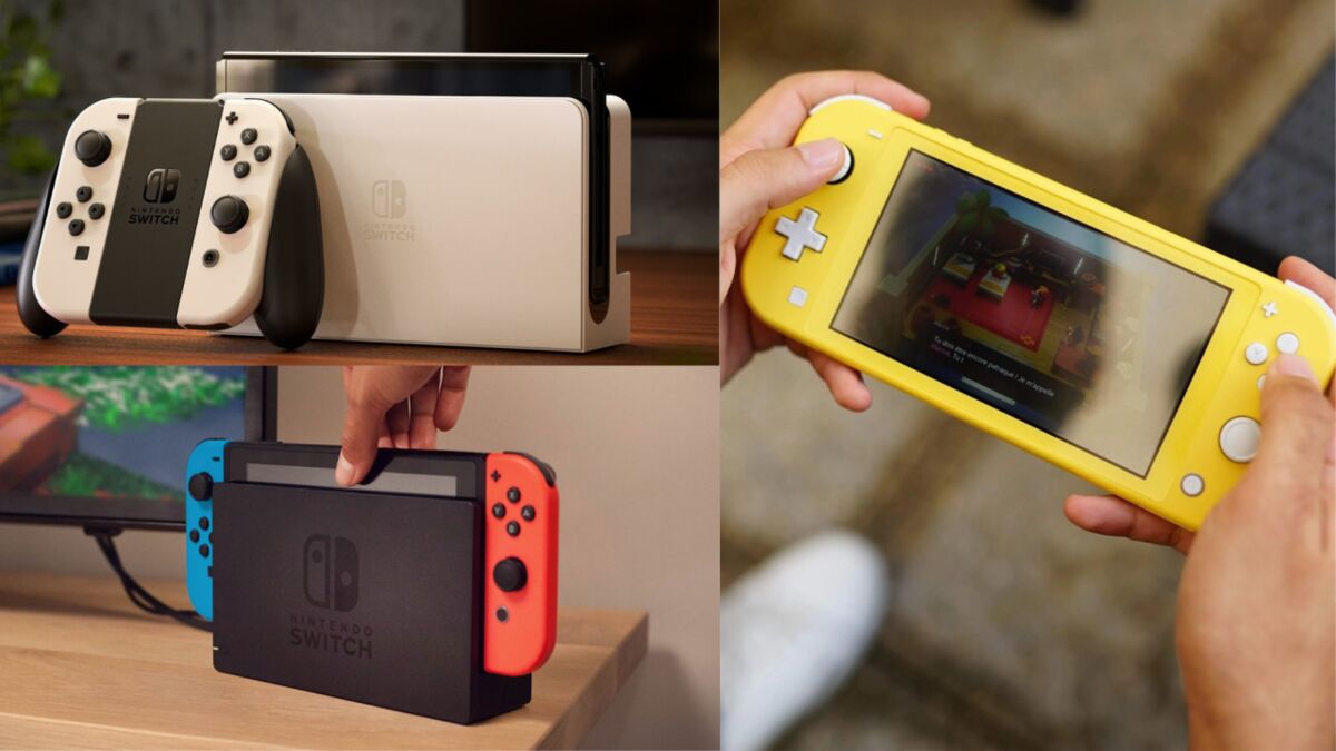 Nintendo Switch versus Switch Lite : quelles différences entre les