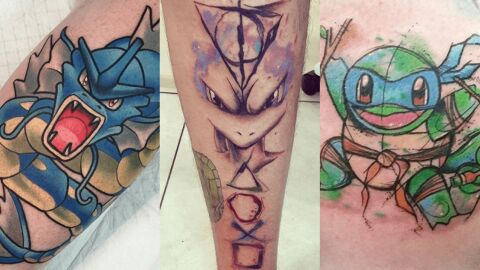 Tatouage Pokémon : les meilleurs tatouages dédiés aux jeux cultes de  Nintendo