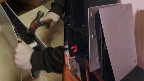 PS5 : une console démolie par un Youtubeur qui se veut "humoristique"