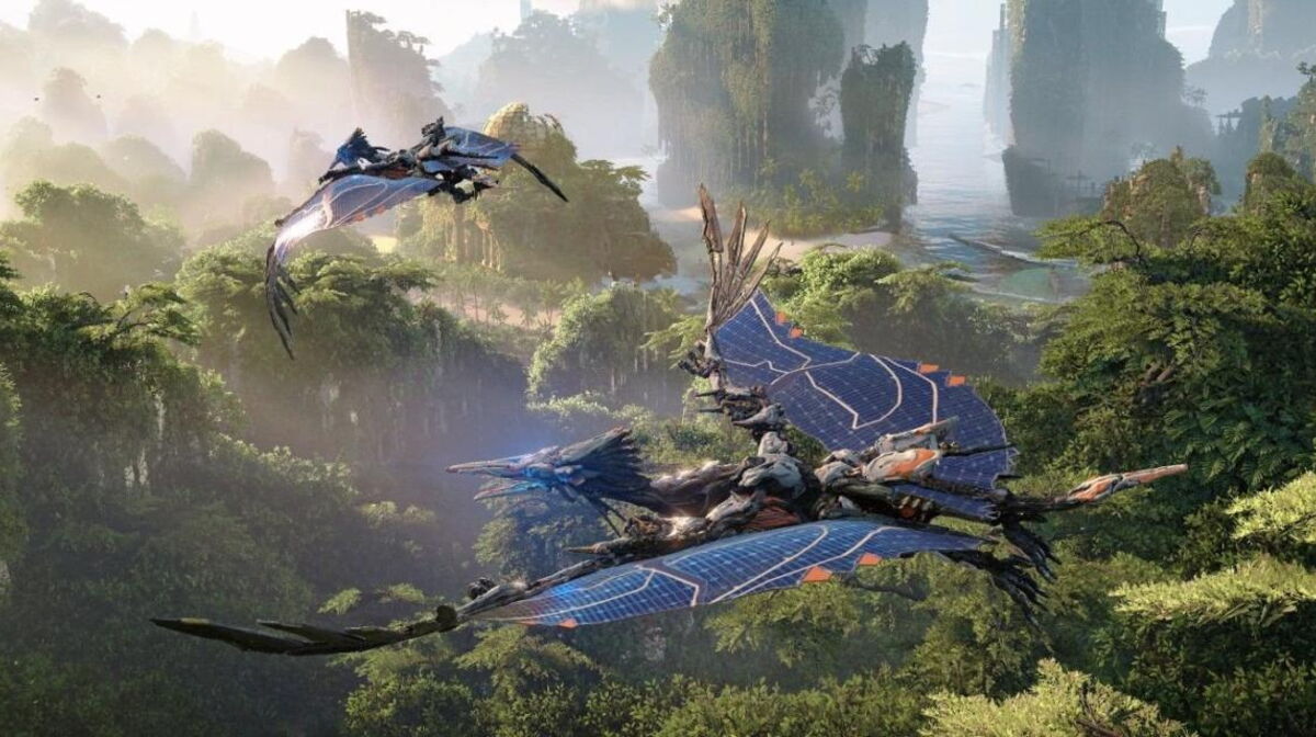 Horizon Forbidden West des leaks viennent confirmer la présence de montures volantes
