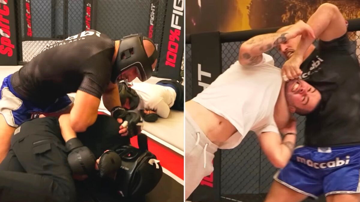 Les youtubeurs Inoxtag et Michou affrontent un combattant de MMA, ça finit mal (VIDÉO)