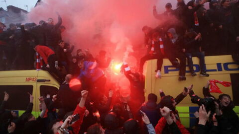 Roma Fans Launch Vicious Assault On Liverpool Fans Ahead Of Champions League Semi-Final