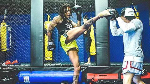 This Footage Will Make You Believe In Wiz Khalifa's Future In MMA!