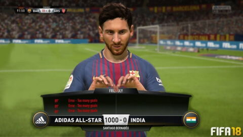 1000 Goals In FIFA 18: One Player Tries To Get The Maximum Score Possible