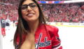 Mia Khalifa was once hit in the chest by a hockey puck whilst reporting