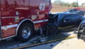 A Tesla Model S on Auto-Pilot Slams Into a Stationary Fire Engine