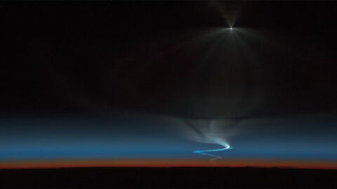 Filmed From Space, These Incredible Images Show The Launch Of A Soyuz Rocket