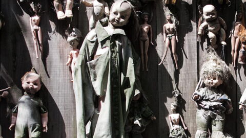 The island of dolls in Mexico. Quite the frightening place