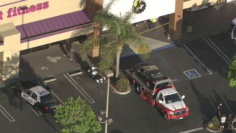 Shocking Footage Of Speeding Driver Crashing Car Into A Gym