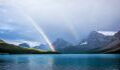 National Geographic photographer captures the end of a rainbow on video