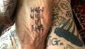 A man has given himself a tattoo every day during lockdown