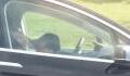 Man falls asleep at the wheel of his Tesla on the highway