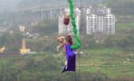 This Chinese Theme Park Faced Fierce Backlash After Forcing a Pig to Bungee Jump