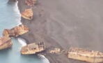 Japan: Volcanic activity reveals sunken ships from World War II