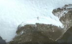 One conspiracy theorist claims to have spotted this 60-foot-tall alien in Antarctica