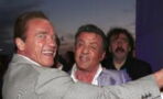Arnold Schwarzenegger Trolls Sylvester Stallone Over The Size Of His Knife (VIDEO)