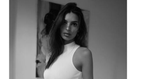 Emily Ratajkowski Shows Off Her Figure In A (Very) Tight, White Outfit
