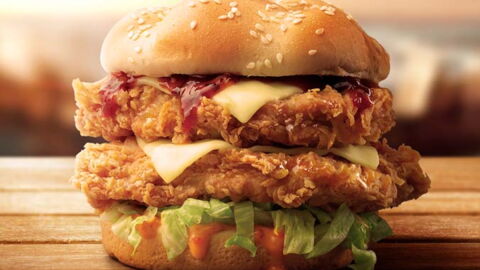 KFC is selling half price zinger stacks for this weekend only!