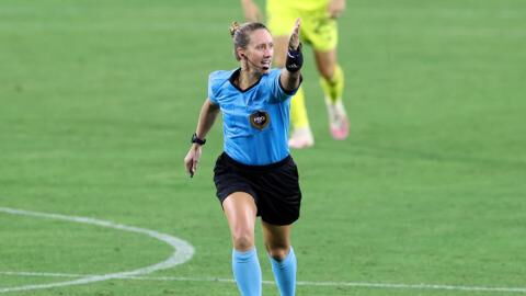 A woman referee was violently assaulted during an amateur football match