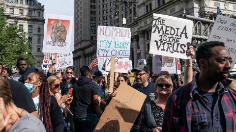 Study shows COVID conspiracy theorists are more likely to contract the virus