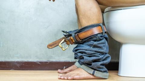 Spending more than this amount of time on the toilet could seriously harm you