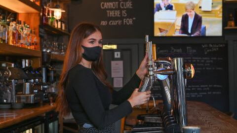 Nicola Sturgeon bans alcohol sales in pubs and bars in Scotland’s new 6 pm curfew: The rest of the UK to follow