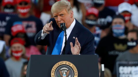 Donald Trump claims if he doesn’t get re-elected he will flee the US out of shame