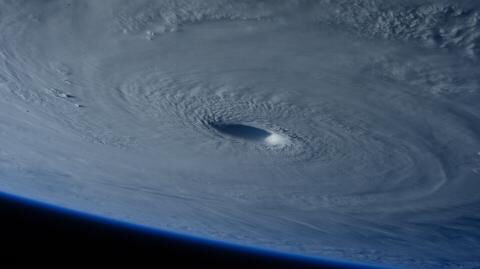 The first ever space hurricane has been recorded over the North Pole