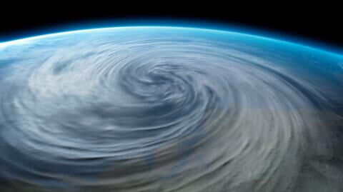 Scientists have spotted a swirling 'space hurricane' above the magnetic North Pole