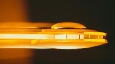 A doughnut UFO has been spotted in Swiss skies