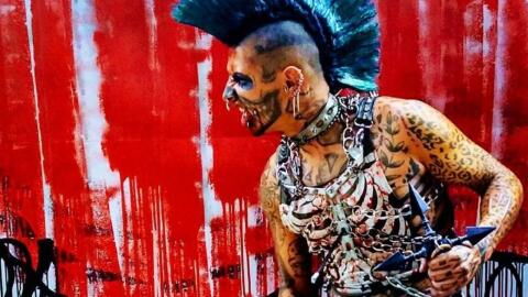 He spent £11,000 to look like a zombie