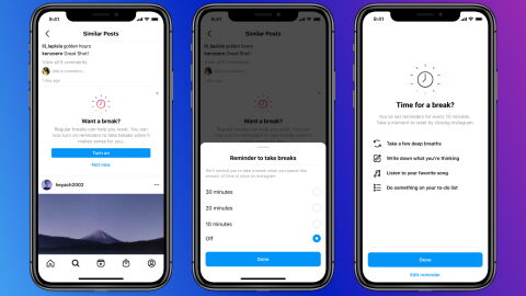 Instagram will now tell you when to ‘Take a Break’ from the app