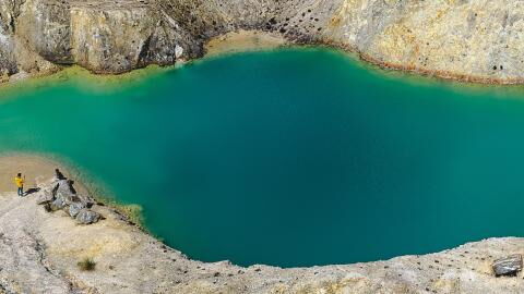 Spanish lake nicknamed 'Galician Chernobyl' makes anyone who swims in it sick