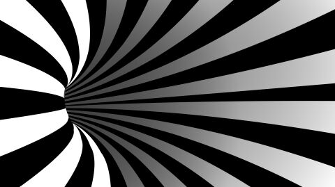 One optical illusion tattoo makes it look like he has a hole in his head