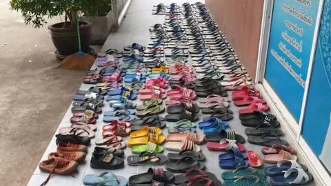 Man arrested after stealing 126 pairs of flip-flops so he could make love to them