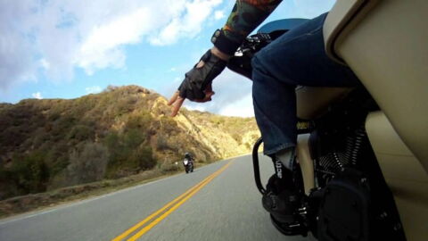 This is what bikers are signing to each other as they pass on the highway