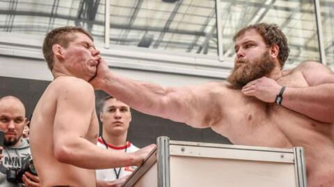 These russian slapping contests seem silly but contestants endure a world of pain