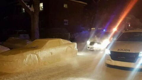 One man pulled the perfect prank on police who thought he was illegally parked (VIDEO)