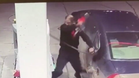This Canadian man has gone viral after absolutely losing it on a gas pump