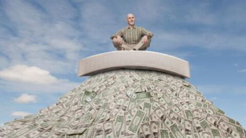 He worked as a janitor all his life despite having £6.5 million in his bank account