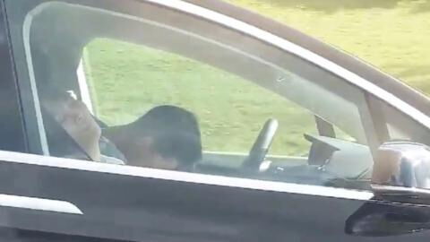 Man falls asleep at the wheel of his Tesla on the highway