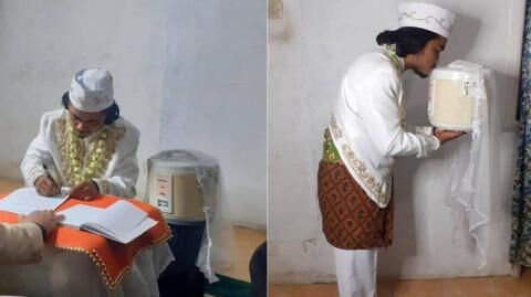 Man marries rice cooker and divorces it after four days of marriage