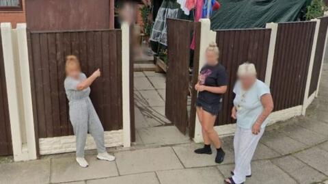 Woman strikes X-Rated pose for Google Maps Street View