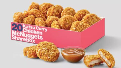 McDonald’s is launching limited edition Katsu Curry Chicken Nuggets!