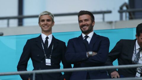 Romeo Beckham makes football debut with proud dad David Beckham looking on