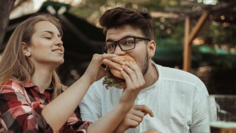 Study reveals why men eat more when they're around women