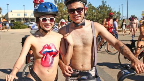 World Naked Bike Ride: Cyclists stumble upon themselves on porn site