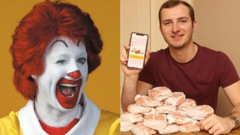 He found a flaw in a McDonald’s offer and got 100 free cheeseburgers in a single day