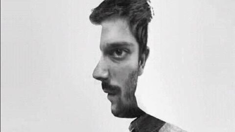 Is he facing the front or to the side? Your opinion say's a lot about you